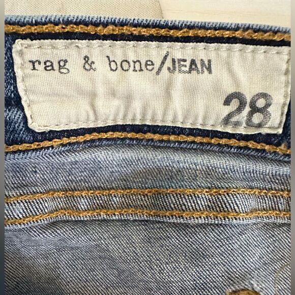Rag & Bone The Dash Mid Rise Skinny Jeans in Preston Size 28 - Picture 8 of 10
